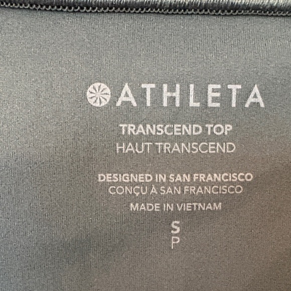 Athleta Transcend Forest Green Long Sleeve Top - Picture 4 of 6